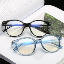 Load image into Gallery viewer, Anti blue rays computer Round Glasses Men Blue Light Coating Gaming Glasses for computer protection eye Retro Spectacles Women